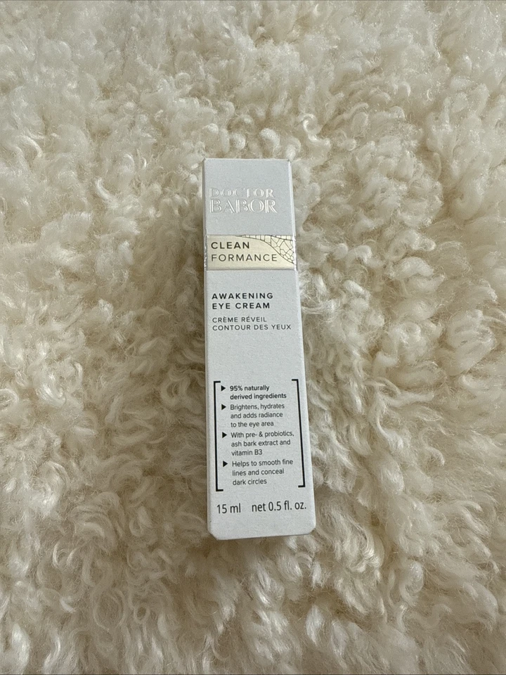 Doctor Babor  Clean Formance Awakening Eye Cream 0.5oz New In Box - Image 1 of 3
