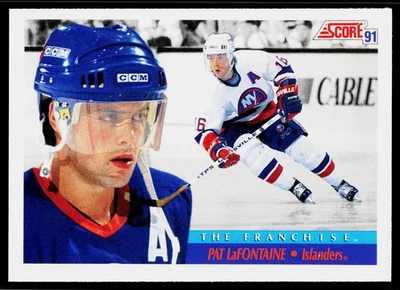 Pat LaFontaine, 1991-92 Puntuación Canadian Bilengual, #362, New York Islanders, Foto 1 de 2