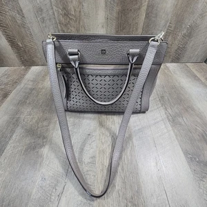 Kate Spade Romy Perri Lane Perforated Satchel Schultertasche Handtasche Beige Gold - Bild 1 von 14