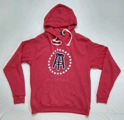 Sudadera deportiva con capucha Barstool para hombre grande roja polar taburete y estrella sudadera deportiva  Foto 1 de 4