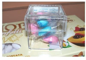 Box 6x6x6H in Transparent Plexiglass for Confetti Favor and Food - Picture 1 of 1