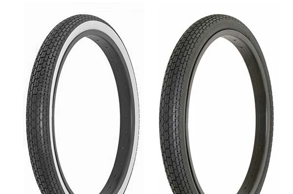 F&R Bicycle Tire 20" X 1-3/4" Bicycle Tire FITS S7 RIMS Small Brick Style Tread