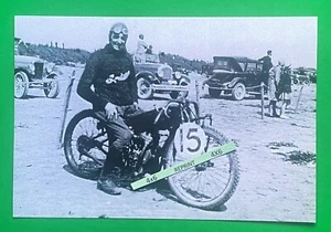 Foto encontrada 4x6 del viejo Burt Munro, la motocicleta india más rápida en Bonneville - Imagen 1 de 2