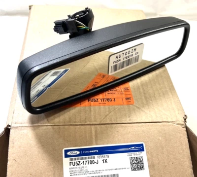 Genuine OEM Ford Interior Rear View Mirror w/o Automatic Dimming FU5Z17700J - Image 1 of 3