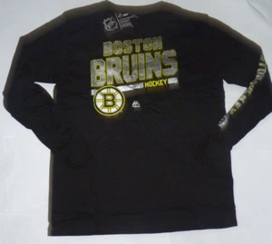 NEW NHL Boston Bruins Ice Hockey L/S Long Sleeve T Shirt Men L Large NWT - Picture 1 of 1