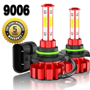2X 9006 LED Headlight Low Beam Bulbs 6000K Xenon White HID Headlamp Bulbs Kit - Picture 1 of 11