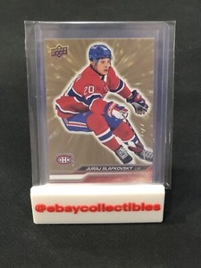 2023-24 Upper Deck Series 1: Juraj Slafkovsky #99 (BASE) GOLD OUTBURST #’d 1/ 1