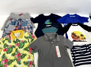 Lot of 9 pcs - Toddler Size XS (4-5), 5Y: Shirts, T-Shirts, Shorts - Picture 1 of 15