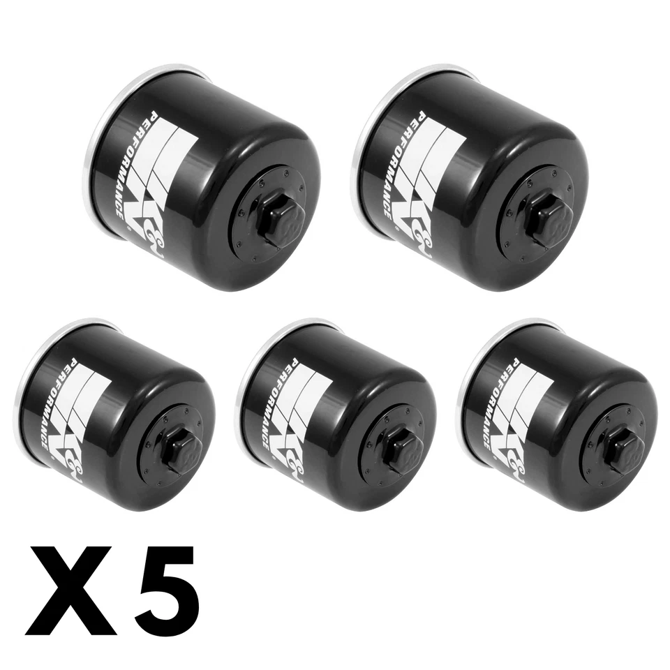 Paquete de 5 filtros de aceite K&N para Suzuki AN650 Burgman ABS 2016-2019 Foto 1 de 1