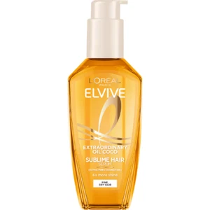 L'Oreal Paris Elvive Extraordinary Coconut Oil 100ml Dry Fine Hair - Picture 1 of 1