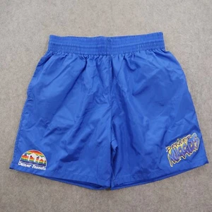 Denver Nuggets Shorts Mens Large Blue Mitchell & Ness Hardwood Classics - Picture 1 of 16