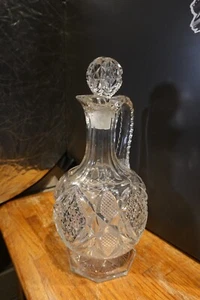 Antique Pennsylvania Decanter w/Original Stopper Clear EAPG - Picture 1 of 13