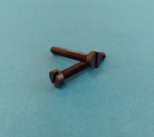 Schwarz Nylon Käse Kopf Schrauben/Bolzen/Befestigungen M4 x 25 mm - Bild 1 von 2