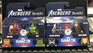 MARVEL MINIMATES AVENGERS GAMER VERSE WALGREENS EXCLUSIVE SET OF 2 NEW RARE - Picture 1 of 7