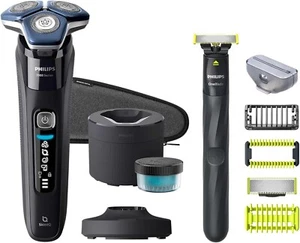 Philips Series 7000 Nass- & Trockenrasierer S7886/78 + Philips OneBlade | NEU - Bild 1 von 4