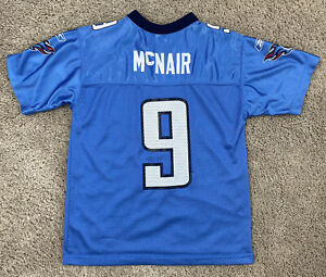 Tennessee Titans NFL Steve Air McNair Jersey Reebok Youth Medium 10-12 Blue #9