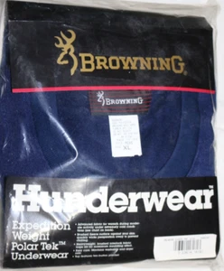 NEW w/TAG mens Browning size XL hunting underwear Hunderwear polartek fleece top - Picture 1 of 5