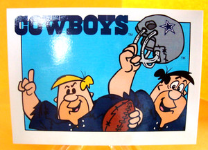 1993 Cardz Flintstones NFL - DALLAS COWBOYS Prototype #4