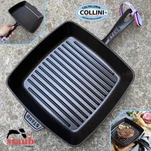 Staub - Bistecchiera quadrata in ghisa con manico- 26x26cm - Imagen 1 de 8