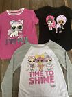L.O.L girls lot of shirts sequin 6-8 I’m fly time to shine 