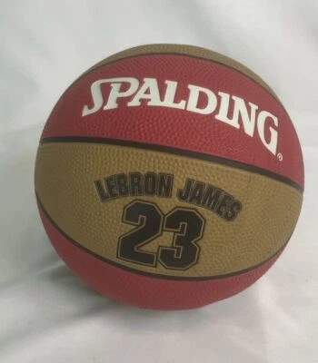 Mini Baloncesto Oficial LeBron James Cleveland Cavaliers Spalding Foto 1 de 4