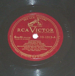 78 RPM Todd Galloway Baa Baa Whiffenproof Song RCA Victor 10" Record 10 1313 VG - Imagen 1 de 4