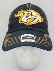 Nashville Predators Cap / Hat NHL Fan Favorite Adjustable Black / Yellow      - Picture 1 of 11