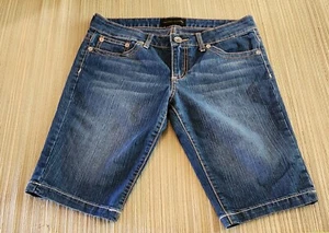 Chinese Laundry Denim Bermuda Shorts Embroidered Pockets Women's 30 Pre-owned - Picture 1 of 16