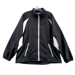 Giacca a vento LL Bean donna XL nera Gorpcore outdoor escursionismo campeggio anni 90 - Foto 1 di 10