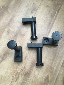 4 mal Ikea Faktum Beine Füße Schwarz verstellbar - Bild 1 von 5