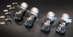 Borla Carbon Fiber Tips for Kia Stinger 2018+ 2.0L/3.3L AT RWD/AWD Base and P... - Bild 1 von 3