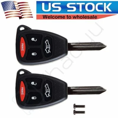 2 para Chrysler 300 Jeep Grand Cherokee 2005 2006 sistema de entrada remota sin llave Foto 1 de 4