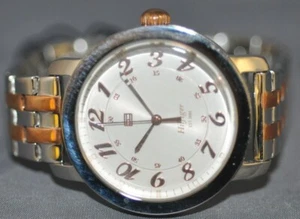 Tommy Hilfiger Men's Silver Dial Two Tone Stainless Steel Watch 1781217 - Picture 1 of 5