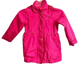 London Fog Jacket Girls Pink With Stars Size 6 - Picture 1 of 7