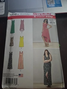 Simplicity Sewing Patterns #1358 Womans Summer Dress Size xxs-xxl LotS4 ALL NEW - Picture 1 of 1