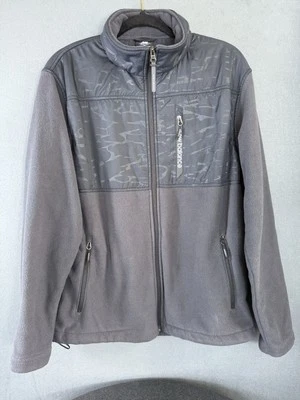 Suéter New Balance Hombre Talla Mediana Gris Cremallera Completa Foto 1 de 4