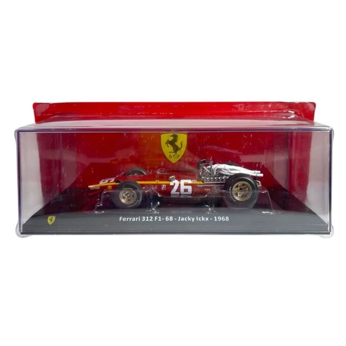 Modellino Auto Ixo Models 1/24 Ferrari 312 F1 - 68 1968 #26 Jacky Ickx - Immagine 1 di 1