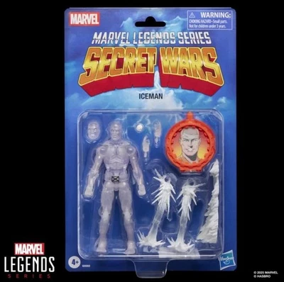 Figura de acción Secret Wars Marvel Legends Iceman Foto 1 de 4