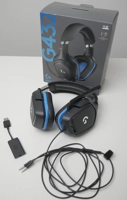 Logitech G432 Kopfbügelhörer - Schwarz (981-000770) - Bild 1 von 4