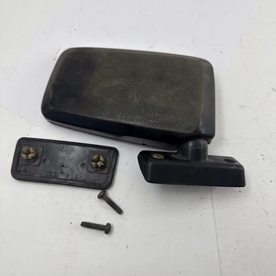 Espejo retrovisor lateral pequeño OEM Datsun Nissan 720 negro 4x4 pasajero vista lateral derecha Foto 1 de 4