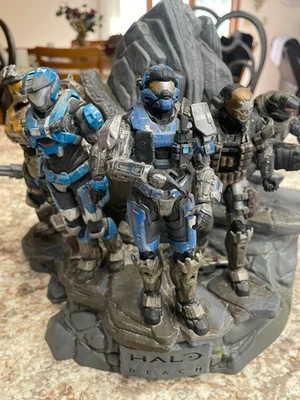 Xbox Halo Reach Noble Team Legendary Edición Limitada Estatua 2010 Incompleta LEER Foto 1 de 4