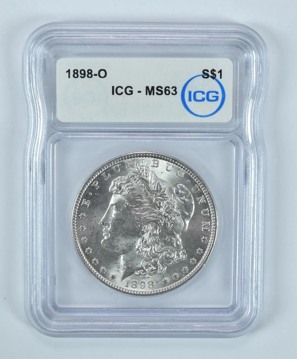 1898 O モルガン・ダラー MS 63 1898 MS 63 Graded Morgan Dollars for sale | eBay