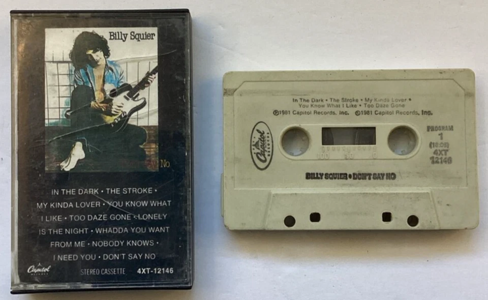 Don’t Say No - Billy Squier (Cassette, 1981, Capitol Records) Foto 1 de 4