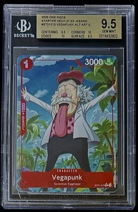 BGS 9.5 One Piece ST21-013 C* Vegapunk Alt Art - English - EX Gear5 - Graded - Picture 1 of 2