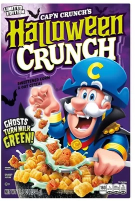 BRAND NEW Cap'n Crunch Halloween Cereal 11.7 oz Captain Crunch Limited Edition - Image 1 of 2