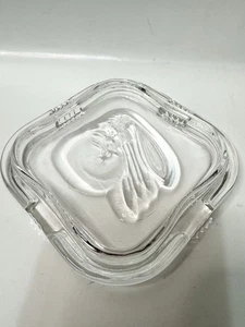 Vintage Federal Glass Refrigerator Dish Replacement LID ONLY Vegetables Square - Picture 1 of 4