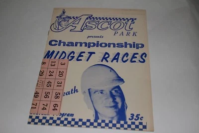 Midget Car Auto Racing Program, Ascot Park California Oct 28 1961 #2 - Image 1 of 4