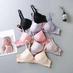 Push Up Bra Women Wireless Breathable Lingerie Bras Vest Bralette Underwear USA - Picture 1 of 19