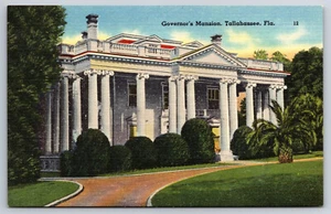 A317 Postkarte Governer's Mansion Tallahasee Florida Straßenansicht unbesendet Cad - Bild 1 von 2