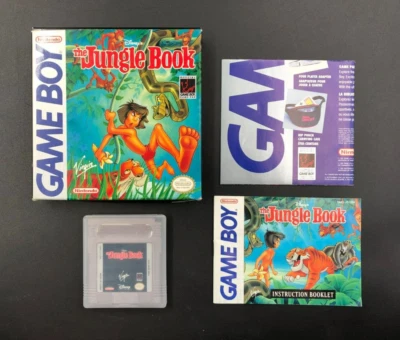 Disney's The Jungle Book (Nintendo Game Boy) en Caja con Manual + Inserto Foto 1 de 4